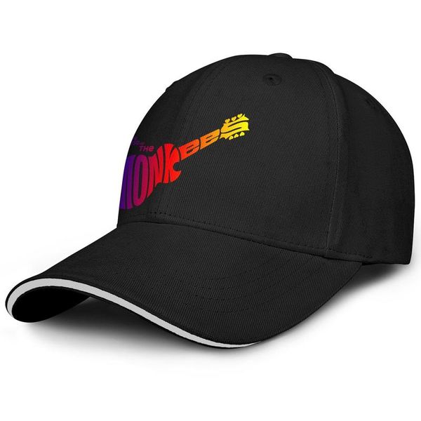 

the monkees guitar logo black man and woman sandwich hat baseball cool fit custom hat design yourself fashion baseball custom cap fas, Blue;gray