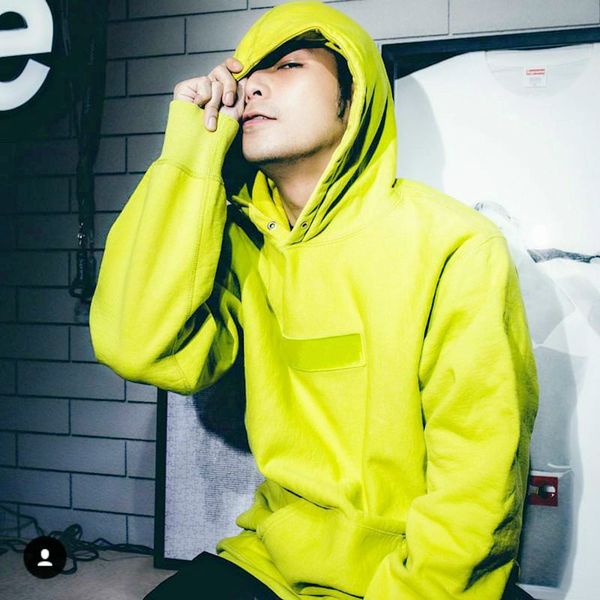 

supreme sup boxlogo 18fw окно логотип балахон мужской дизайнер толстовки толстовка пуловеры вышивка письмо печататься новый модный бренд рос, Black
