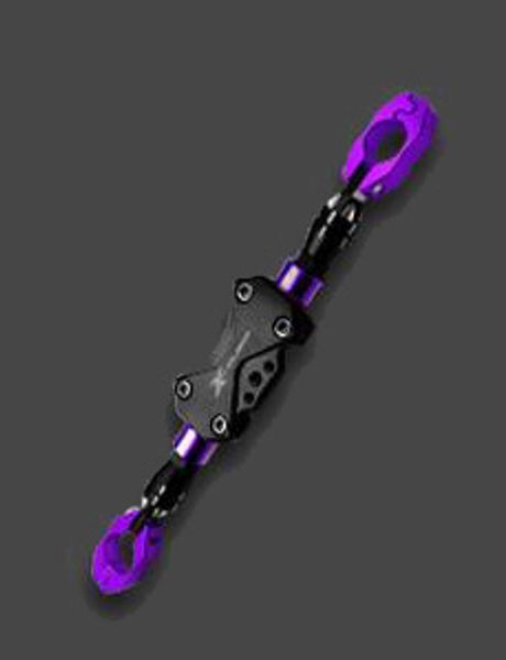 

universal motorcycle handlebar cross bar 22cm long beam breast stick balance bar purple+ code black