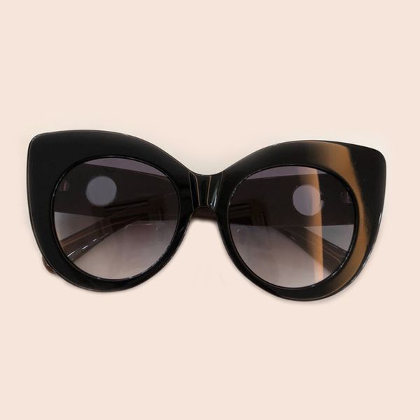 

new style 2019 cat eye sunglasses women brand designer sun glasses with brand box acetate frame sunglass, Blue