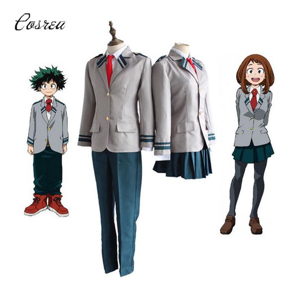 

anime my hero academia cosplay izuku midoriya wig dabi my hero academia cosplay bakugou katsuki costumes schoolgirl uniforms, Black