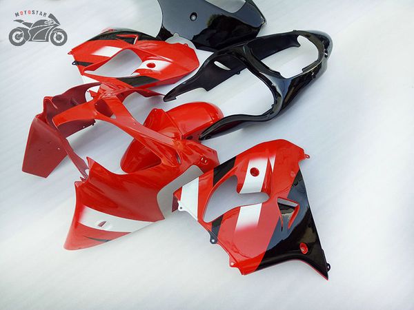 Настроить комплекты обтекателей для Kawasaki Ninja ZX9R 2000 2001 Red Black Flatings Kits 00 01 ZX 9R ZX9R