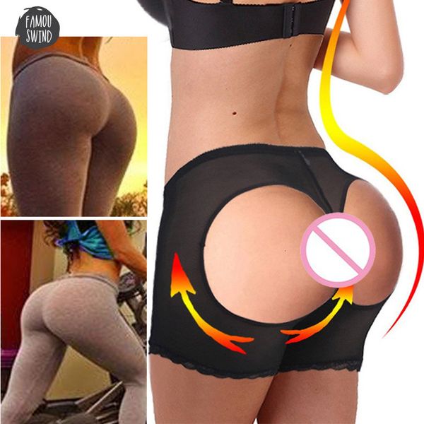 

fullness tummy shaper lifter boyshort butt control panties butt enhancer shorts pants trainers butt lifters modeladoras, Black;white