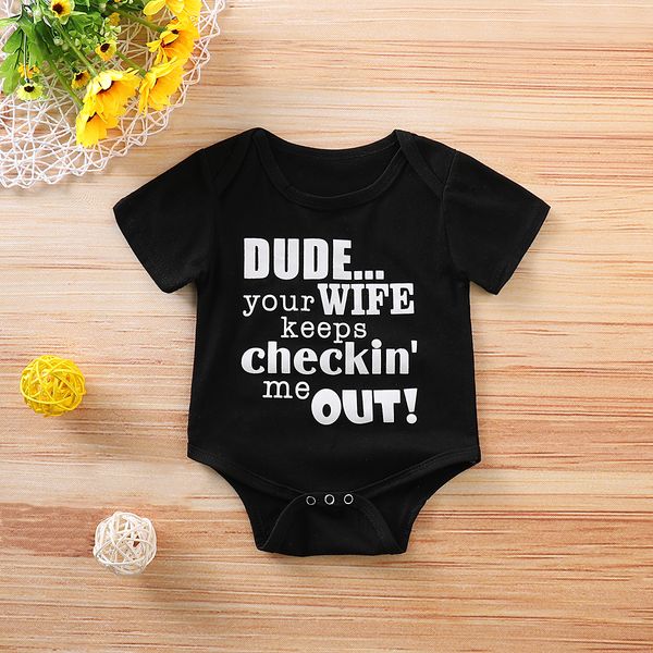 

baby boy girl kid newborn black white blue letter clothes short cotton bodysuit outfits set autumn overalls cotton coveralls