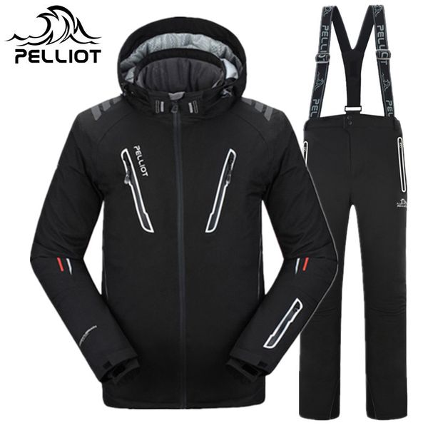 

pelliot brand ski suit men waterproof thicken warm ski clothing men winter outdoor sports skiing snowboarding suits