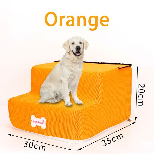 

new breathable mesh foldable pet stairs detachable pet bed cat dog ramp 2 steps dog 2020 accessories durable ropa para perros