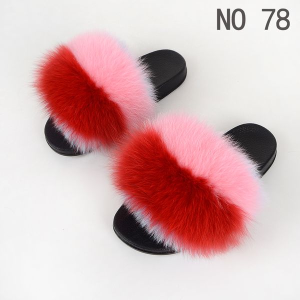 

women fur fluffy flat slippers ladies indoor slides furry plush hair female casual woman shoes fashion plus size summer 2020, Black