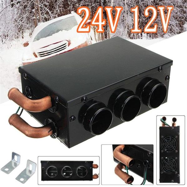 

12v/24v 24w universal 3 hole portable car vehicle heating cooling heater defroster demister car van heater
