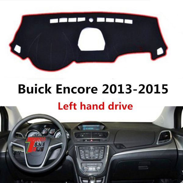 

крышка приборной панели автомобиля с левым рулем taijs для bulck encore 2013-2015 неотражающая анти-уф крышка приборной панели автомобиля дл