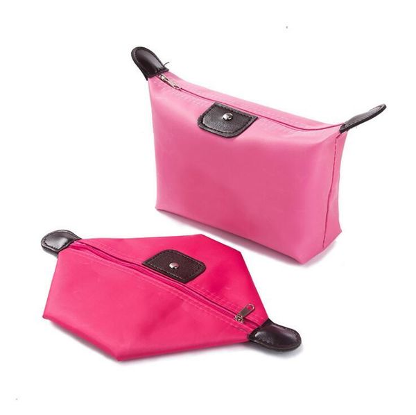 

portable storage bags cosmetic bag simple ladies mini wash bag waterproof trumpet portable hand-held travel storage bag