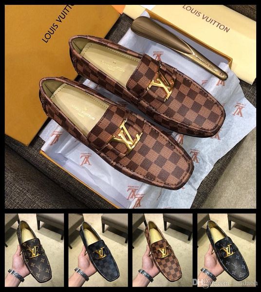 

20fw spring autumn loafers boat shoes men genuine leather casual shoes fashion suede men leisure shoes driving yetc5, Black