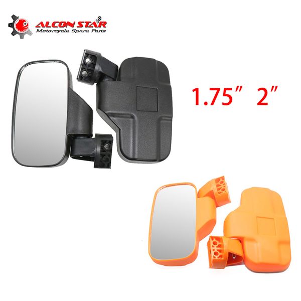 

alocnstar 1.75" 2" clamp mount rearview side view adjustable utv mirror for polaris