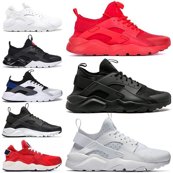 

Designer Huarache Run Ultra 4 huaraches 1 Black White Breathe Womens Mens Shoes Ultra Gold Cushion PINK Red Mens Designer shoes 36-45