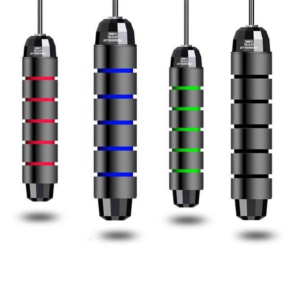 

hiinst jump rope fitness skipping rope -with ball bearings rapids speed jump cable adjust skipping heavy