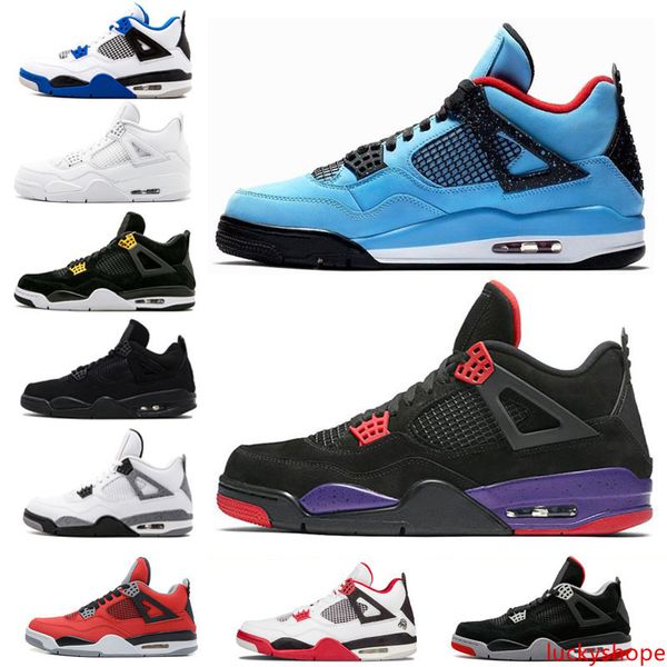 

with travis 4 cactus jack raptors mens basketball shoes fire red bred pure money toro bravo white cement black cat sports sneakers