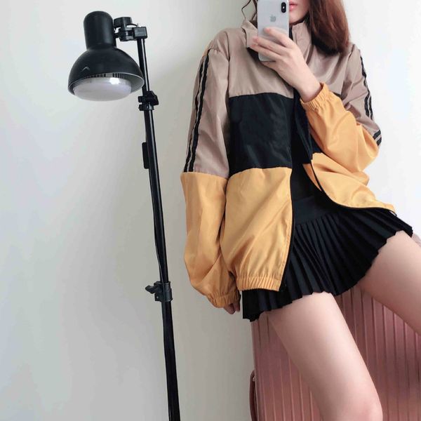 

designer men wemen sun protective cloth get away from sun mixed color fashion brand casual active luxury sun-protective cloth 2020, Black;brown