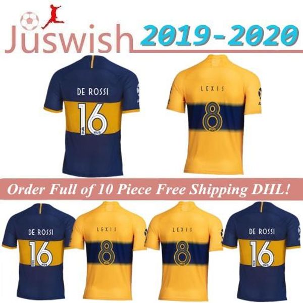 

2019 2020 boca juniors soccer jersey home away 19 20 boca juniors gago osvaldo carlitos perez de rossi tevez pavon jrs sports football shirt, Black;yellow