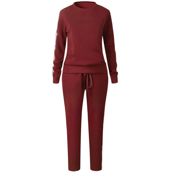 

женщины полный рукав sexy осень зима костюм set две пьесы костюмы мода outfit с прогулочной комбинезоны комбинезоны, White