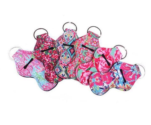 

10шт держатель для губной помады брелок чехол новый милый коралловые розы фламинг