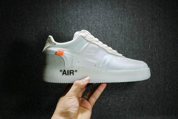 

2019 Оптовая 10X Forces Low Airs Подушка 1 One Кроссовки для Мужчин Чистый Белый Спортивный Тр