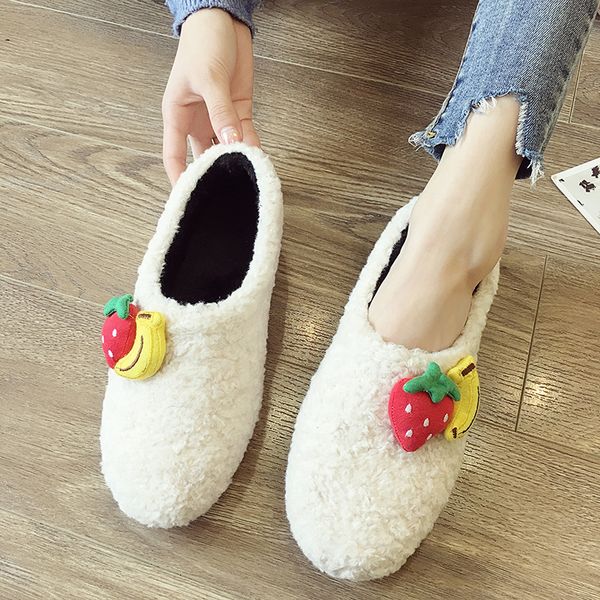 

loafers fur shallow mouth women korean shoes women's moccasins all-match casual female sneakers round toe 2019 comfortable new, Black