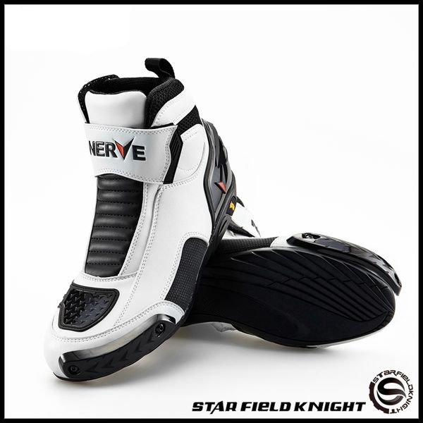 

neve bikers motorcycle boots moto racing motocross off-road motorbike shoes black/white/red size 39/40/41/42/43/44/45 nv005