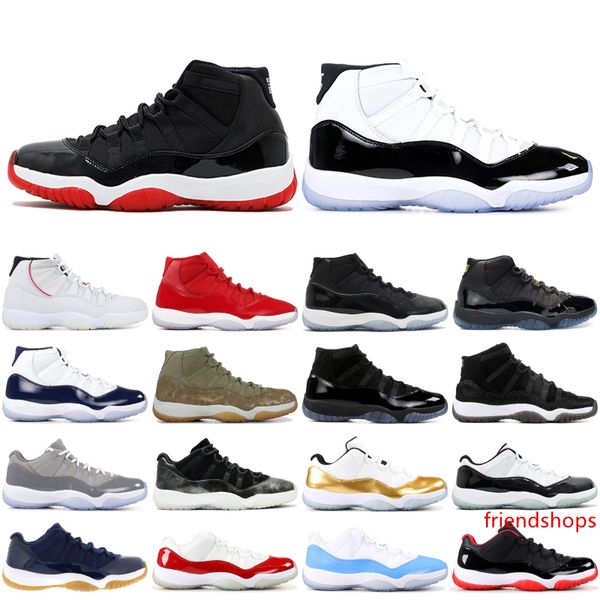 

размер высокий 11 11с дизайнер мужчины баскетбол обувь конкорд оливковое люкс шапочке и мантии легкая атлетика кроссовки низкие унк хі спорт