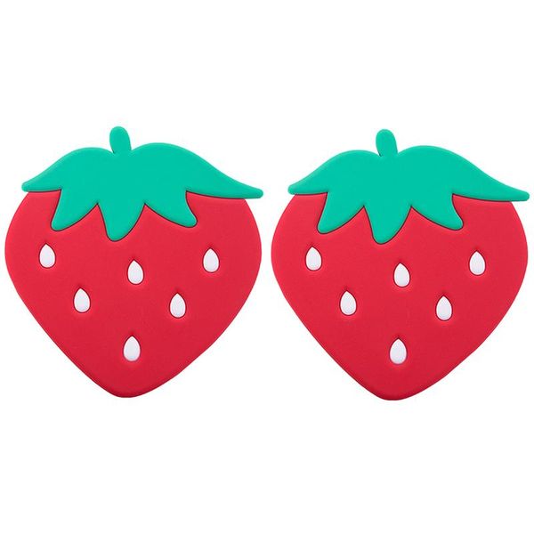

2pcs heat insulated pad creative placemat table mat silicone mat pot holder cushion