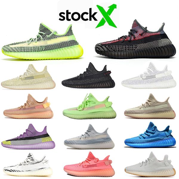 

kanye sport shoes yeezreel yecheil yeshaya men women citrin cloud white zebra gid 3m reflective static kanye west casual sneakers