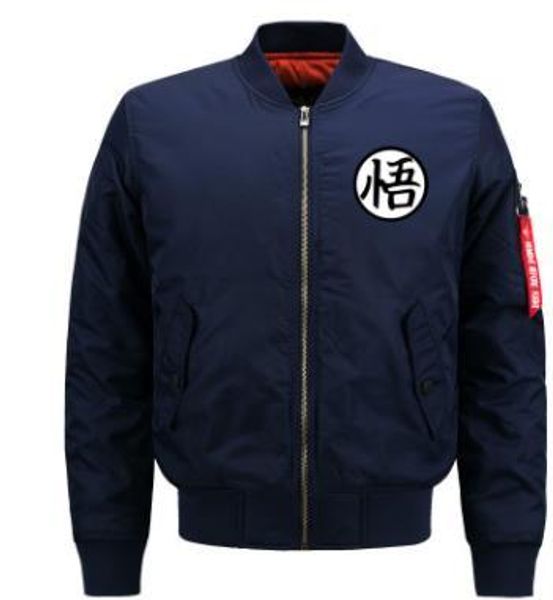 

jacket coats zipper warm thick flying coat dragon ball plus size 7xl 8xl 5xl 6xl men winter bomber jackets ma1 designer, Black;brown