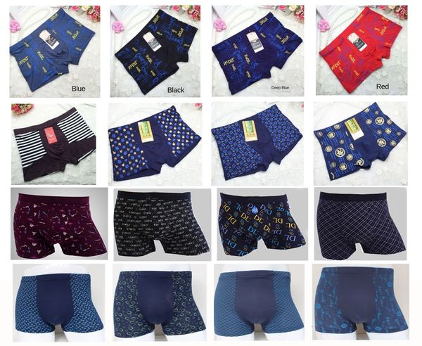 

boxer men's milk silk milk silk underwear underpants underpants men's underwear 5 yuan mode matching, Black;white