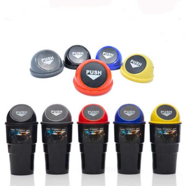

car trash garbage can auto trash dust case holder bin box car-styling