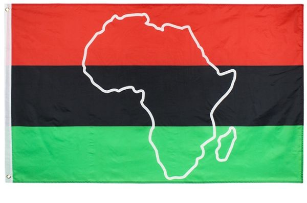3x5 150x90cm Bandiera Contorno Africano Striscioni In Tessuto 100% Poliestere Pubblicità Per Uso Interno All'aperto, Bandiera Più Popolare