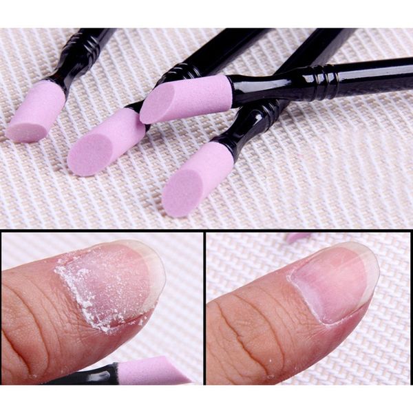 

nail polishing pen exquisite useful peeling repair pen simple not easy to fall off polishing sanding accessories, Silver