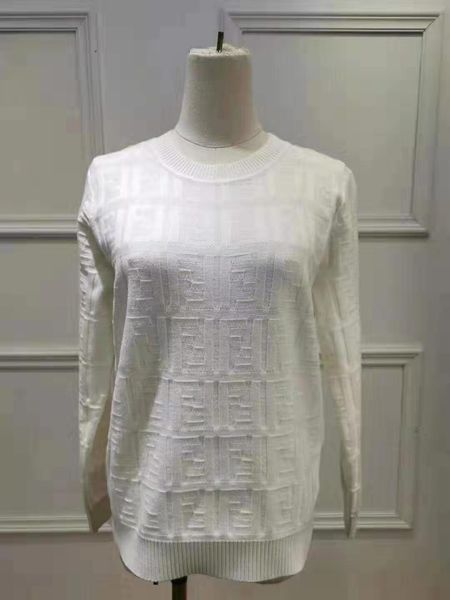 

1206 new arrival 2020 spring sweater crew neck long sleeve letter pullover blue white khaki brand same style luxury qian