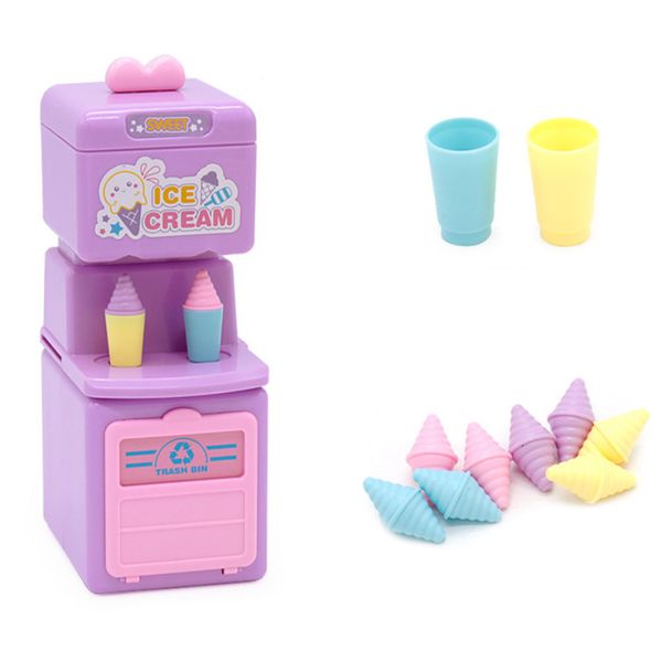 

children play house toy simulation ice cream machine simulation dessert children fun cartoon toy student gifts