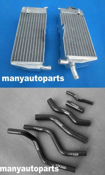 

for cr125r cr125 1990-1997 91 92 93 94 95 96 97 aluminum radiator + white/black hose