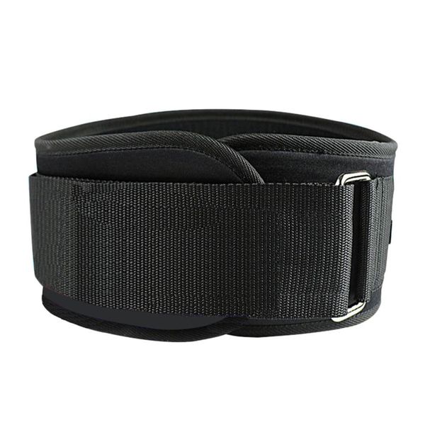 

neoprene deep squat waist supporter fitness belt weightlifting belt bodybuilding sports training equipment, Black;gray