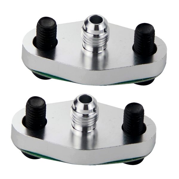 

2an 4an turbo oil return and feed flange for t3 / t4 turbos