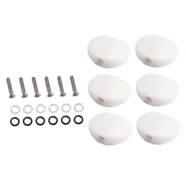 

finest 1 set tuning key knobs w/ screws gaskets for acoustic guitar