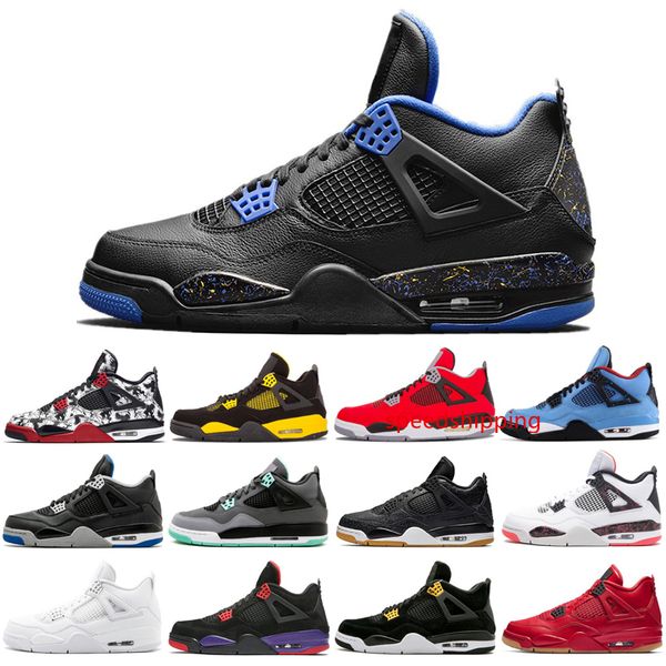 

4 alternate motorsport mens basketball shoes 4s pure-money raptors royalty wings silt red singles day tattoo men sports sneakers designer tr
