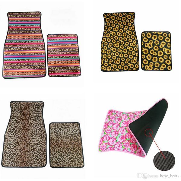 2019 Neoprene Universal Car Floor Mats Leopard Print Foot Carpets Anti Skidding Bathing Bedroom Decor Blanket Carpets Ffa2022 From Dhgate Ch 17 21