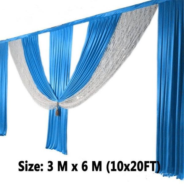 3m 6m Wide Swags Wedding Stylist Designs Backdrop Party Curtain
