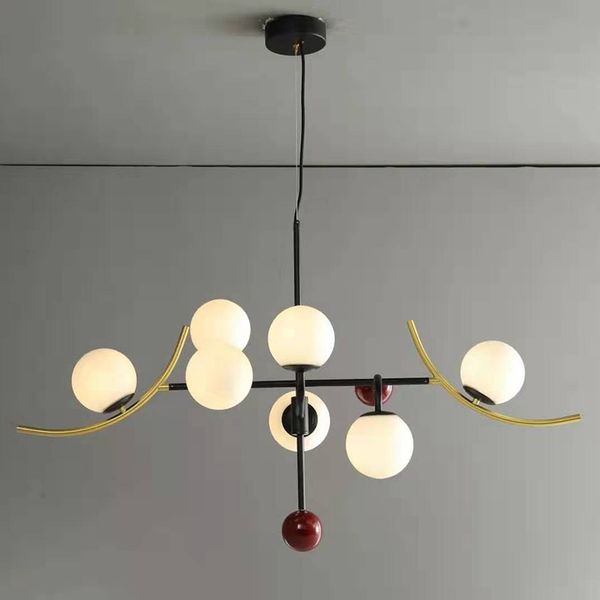 

modern ball chandelier lighting nordic glass ball light fixture bedroom/bar/dinning room chandelier hanging light home indoor