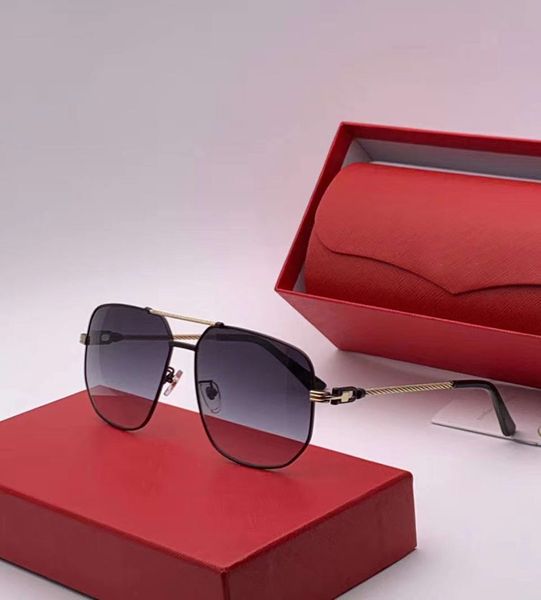 

черный квадрат солнцезащитные очки 0119 серый затушеванный 61мм occhiali да подошва firmati моды очки нового с коробкой, White;black