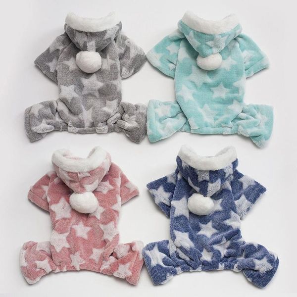 

star pattern pet clothes pet dog warm clothing breathable coat jacket