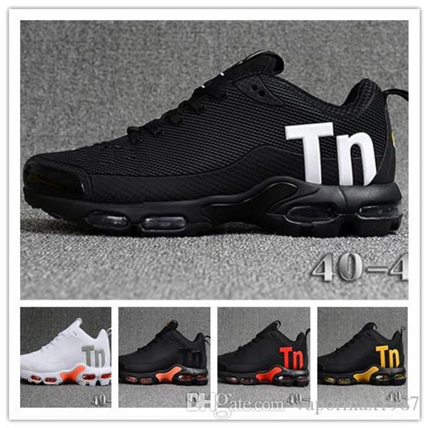 

2019 tn plus mercurial mens designer casual shoes sneakers chaussures homme tns men zapatillas mujer trainers running air shoes us5-11, Black