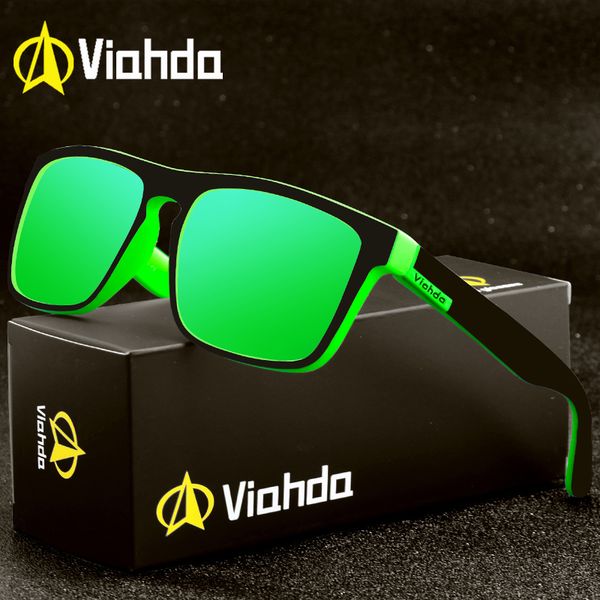 

viahda 2020 popular brand polarized sunglasses sport sun glasses sun glasses for women travel gafas de sol y200420, White;black
