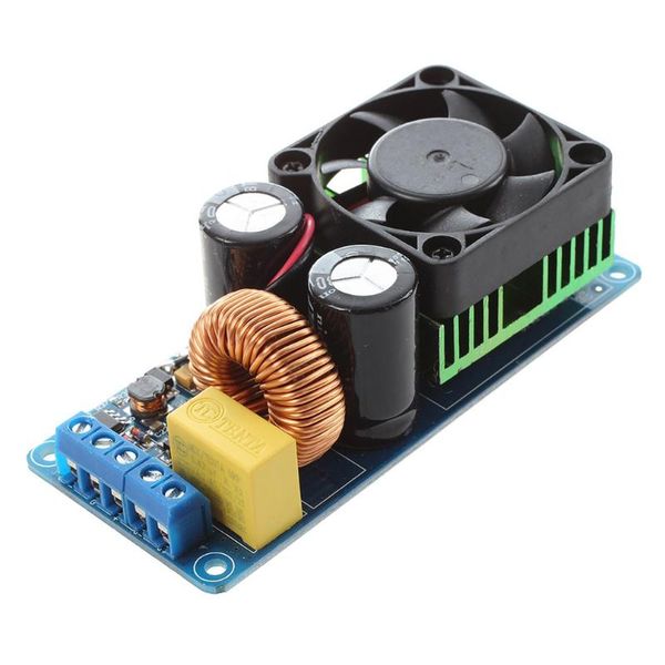 

irs2092s 500w mono channel digital class d hifi amp power board with fan finished product / mono / super lm3886