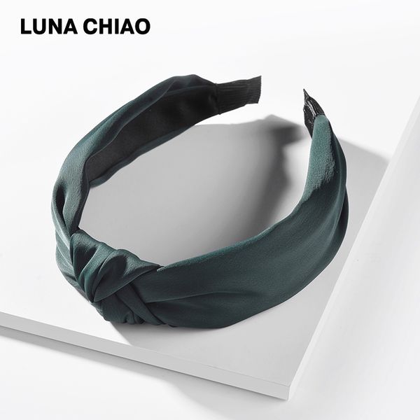 

chiao fashion jewelry hair accessory solid color terylene fabric women summer head band, Golden;white